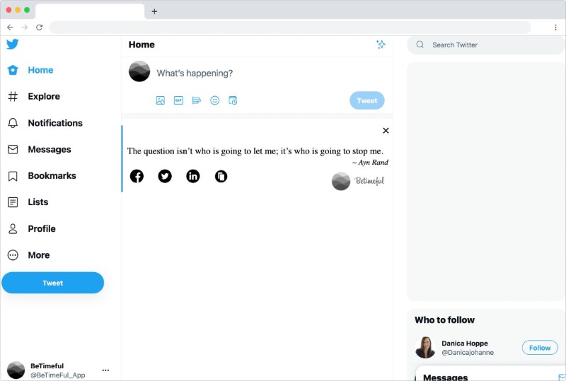 twitter distraction blocker